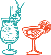 picto cocktails couleurs